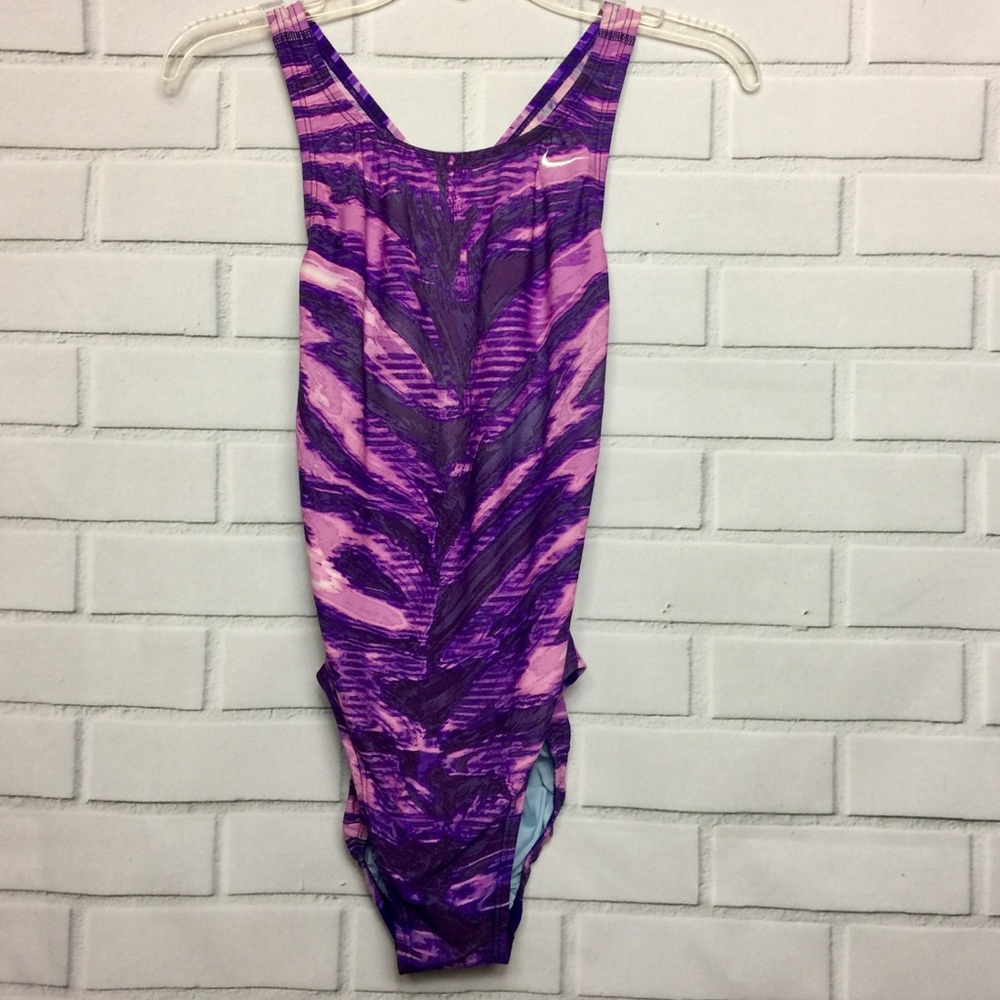 NIKE RACERBACK TANK ONE PIECE || Purple || 8